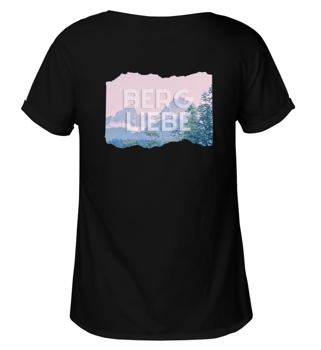 BergLiebe  - Damen RollUp T-Shirt