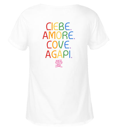 LIEBE.  - Damen RollUp T-Shirt