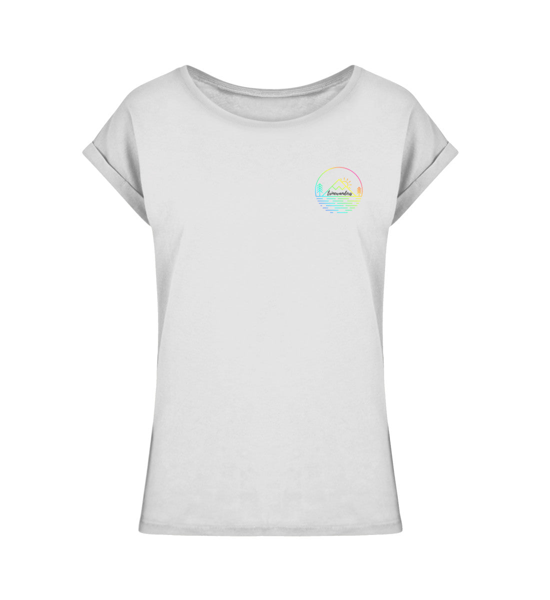 LIEBE.  - Damen Extended Shoulder T-Shirt