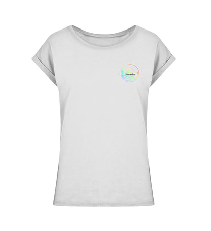 LIEBE.  - Damen Extended Shoulder T-Shirt